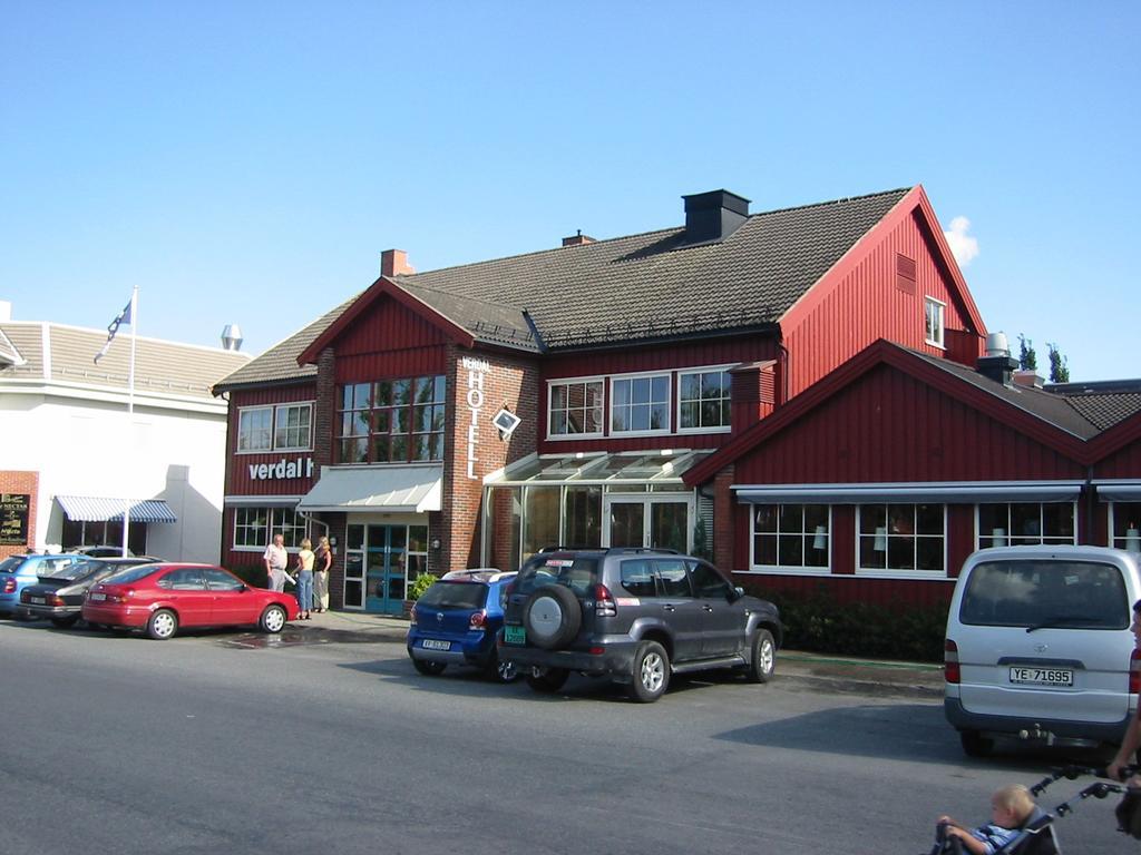 Verdal Hotell Verdalsora Bagian luar foto